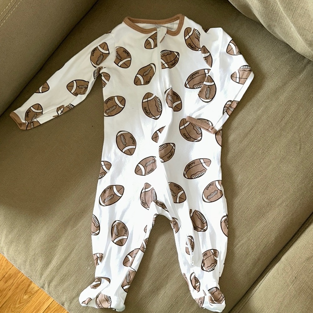 Football Print Kids One Piece